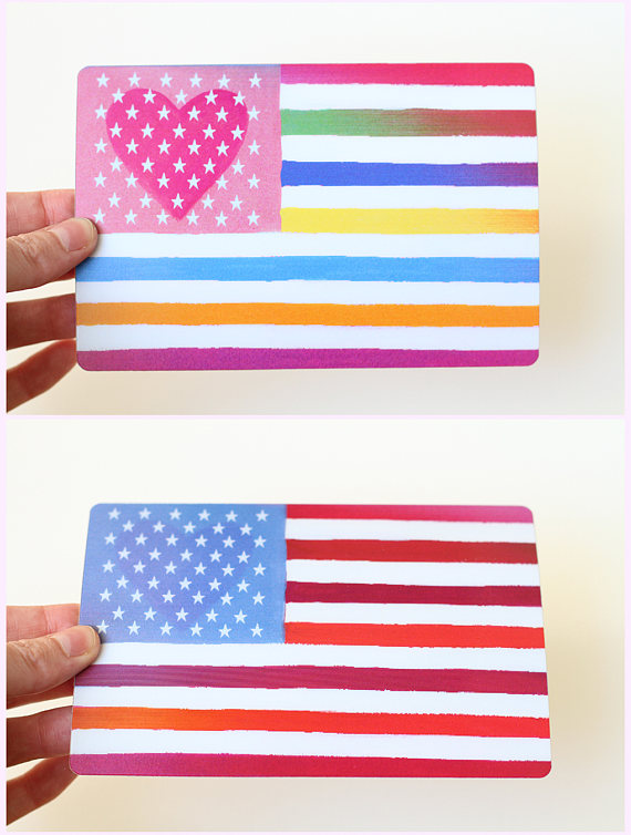 We love this flag card from Tylre Paper