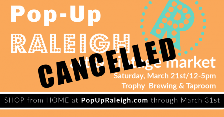 Pop-Up Raleigh’s First ONLINE market
